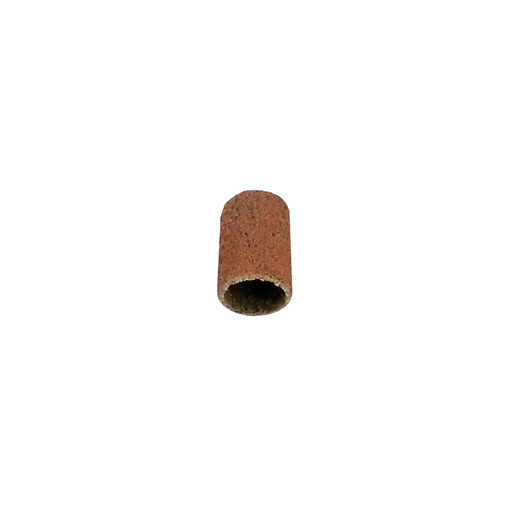 [104-1015] Abrasive Caps - Flat Top 9/32" x 1/2", 60 Grit (Pkg. of 50)