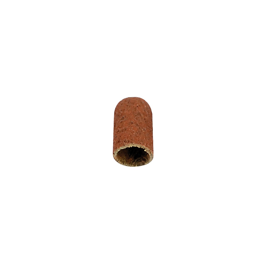 [104-1060] Abrasive Caps - Round Top 9/32" x 1/2", 60 Grit (Pkg. of 50)