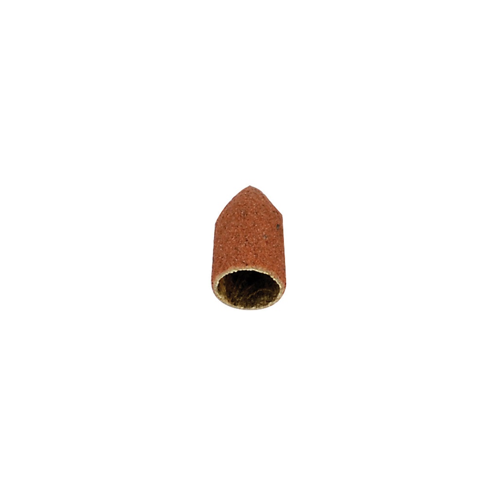 [104-1095] Abrasive Caps - Cone Top 3/16" x 7/16", 150 Grit (Pkg. of 50)