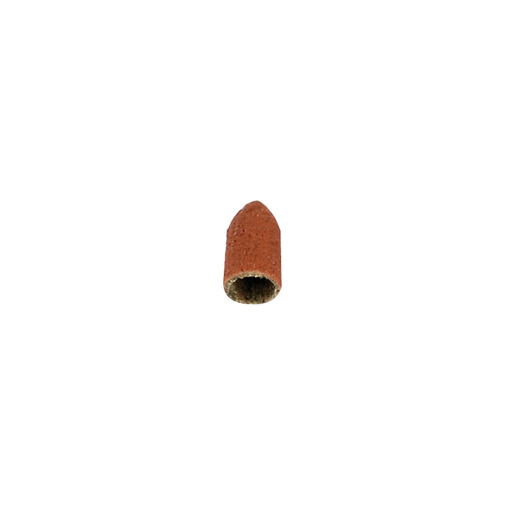 [104-1100] Abrasive Caps - Cone Top 3/16" x 7/16", 280 Grit (Pkg. of 50)
