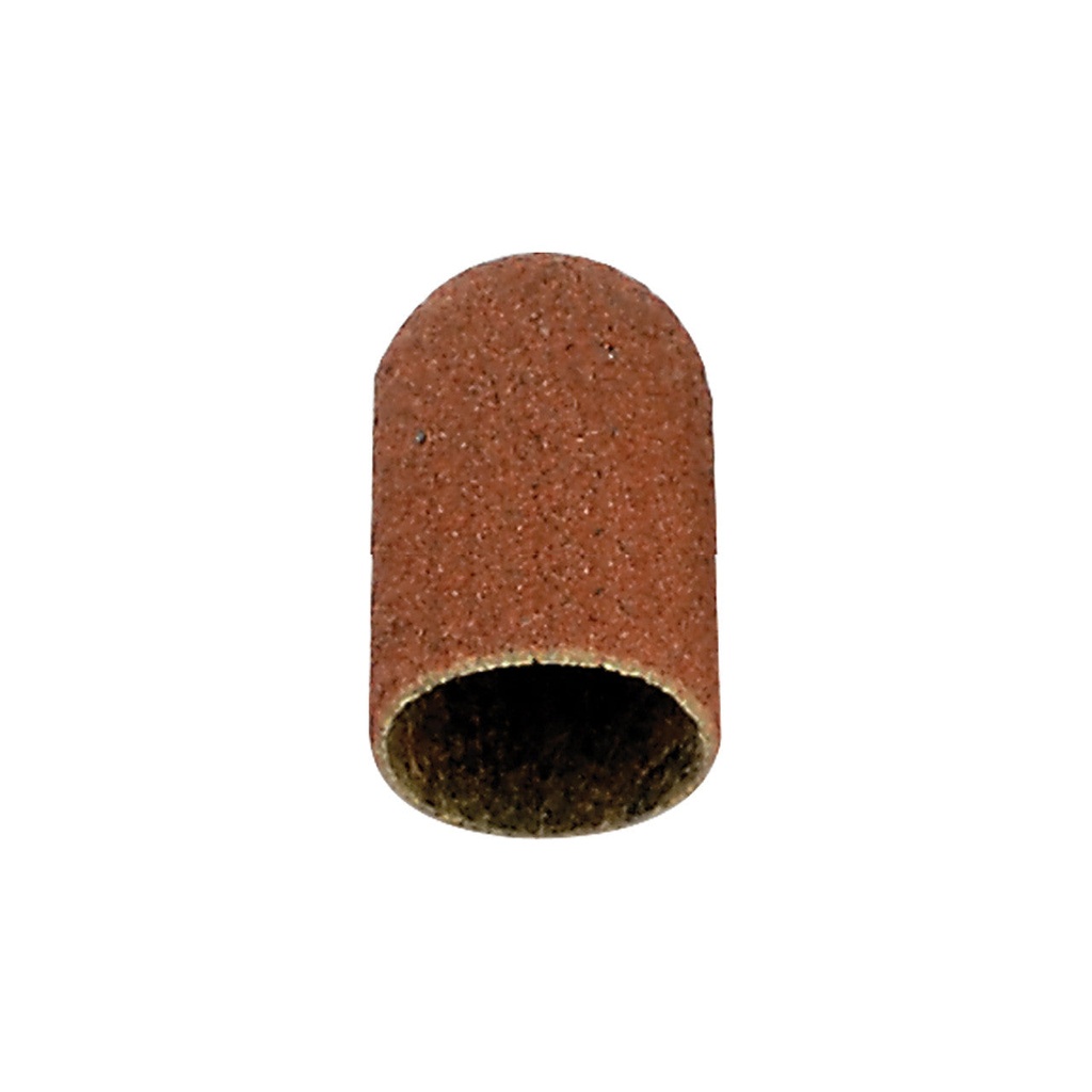 [104-1300] Abrasive Caps - Round Top 1/2" x 11/16", 280 Grit (Pkg. of 50)