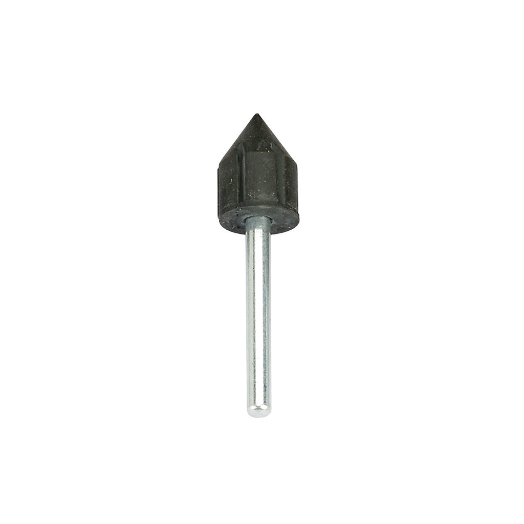 [104-1370] Abrasive Cap Holder - Cone Top 1/2" x 11/16", 1/4" Shank