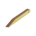 3/4" Yellow Belt Stick with a 400 Grit Belt