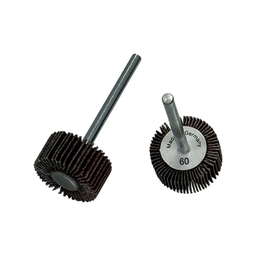 [107-5919] Flap Wheels, 1/8" Shank - 3/4" x 3/8", 60 Grit