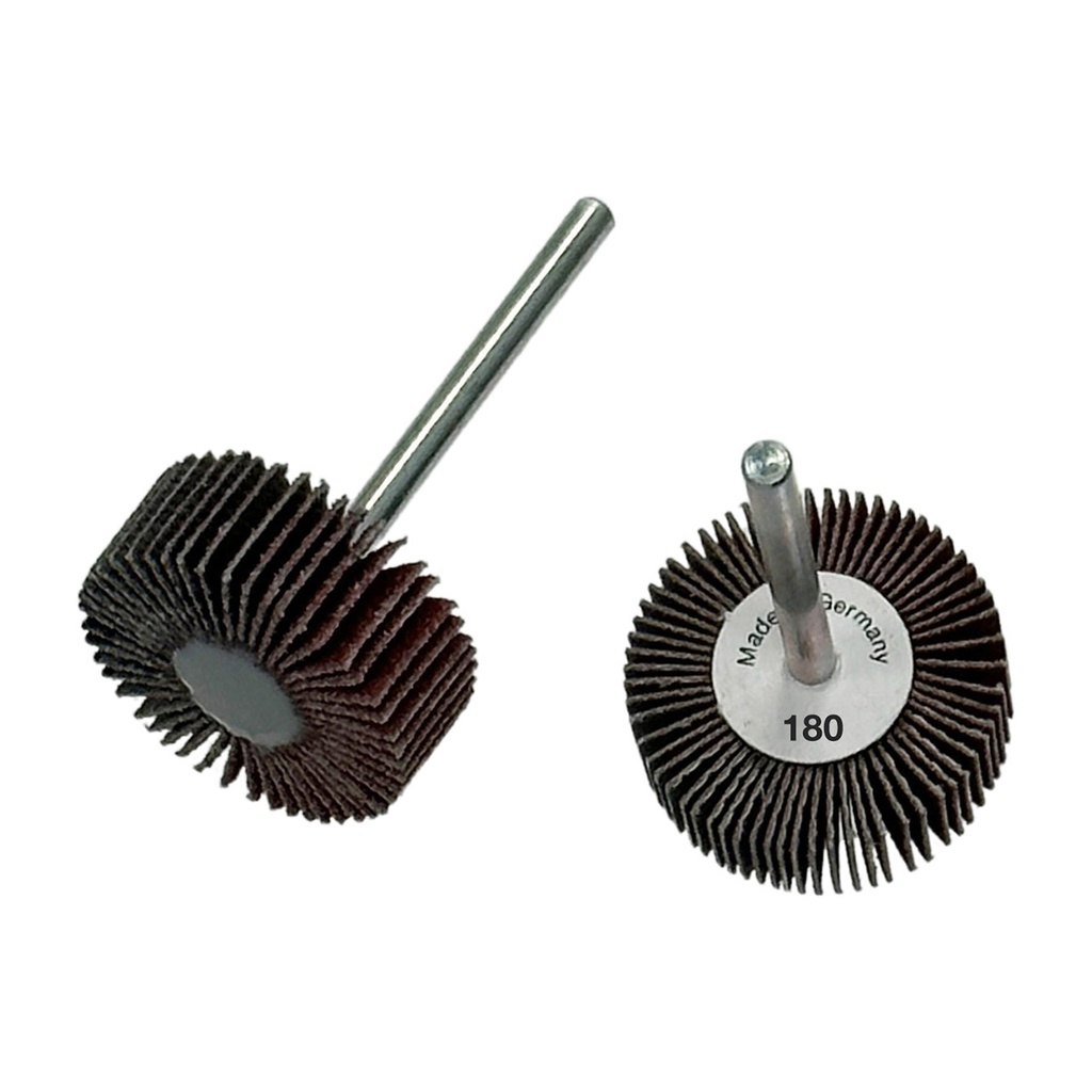 Flap Wheels, 1/8" Shank - 1" x 3/8", 180 Grit