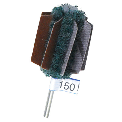 [107-5992] Mini Mounted Abrasive Buffs  - 150 Grit  (Pkg. of 3)