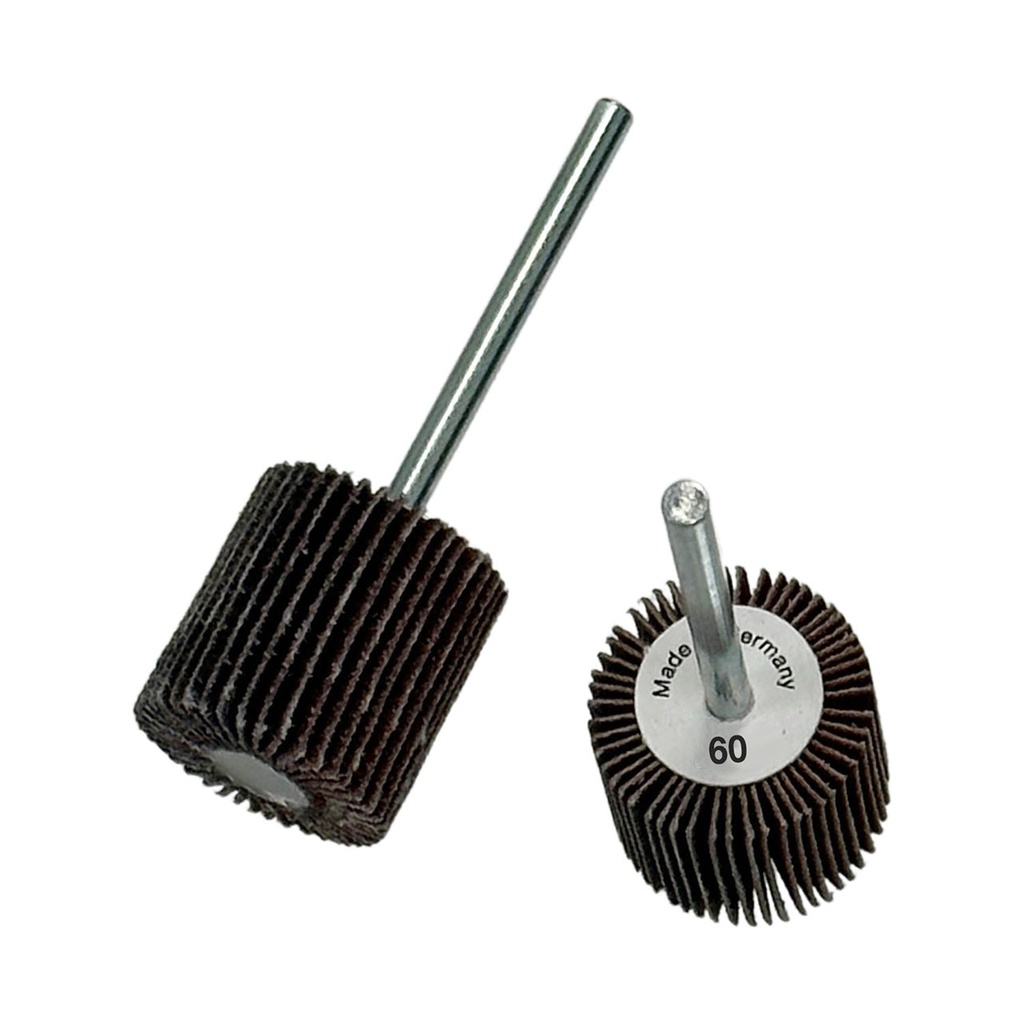 Flap Wheels, 1/8" Shank - 3/4" x 3/4", 60 Grit