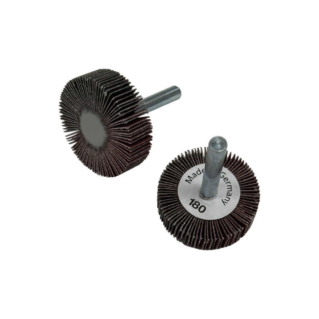 Flap Wheels, 1/4" Shank - 1-1/2" x 1/2", 180 Grit