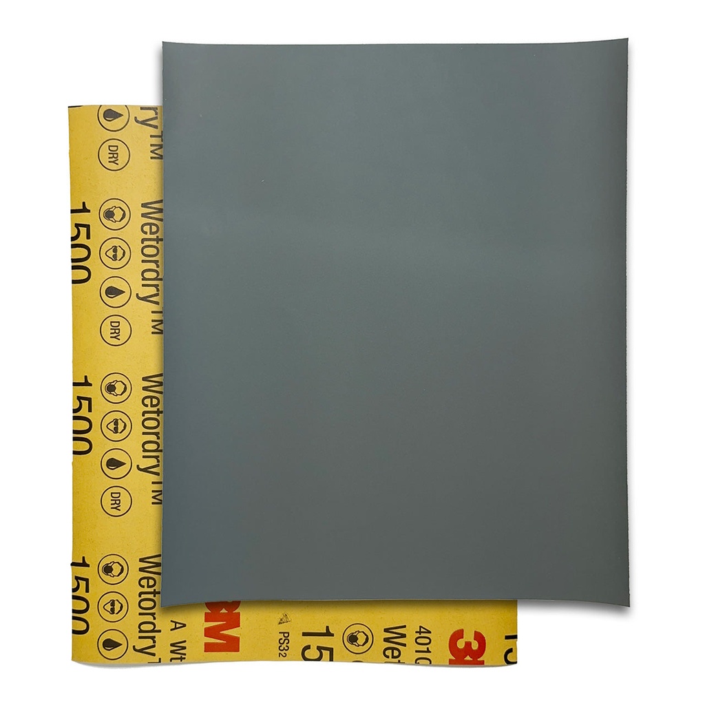 [109-8202] 3M™ Wetordry™ Silicon Carbide Sandpaper - 1500 Grit  (Pkg. of 5)