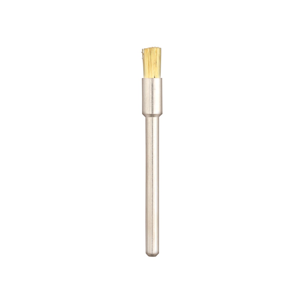 [110-8691] SUPRA® "ME" #869M Brass Straight End Brushes 3mm Shank (Pkg. of 12)