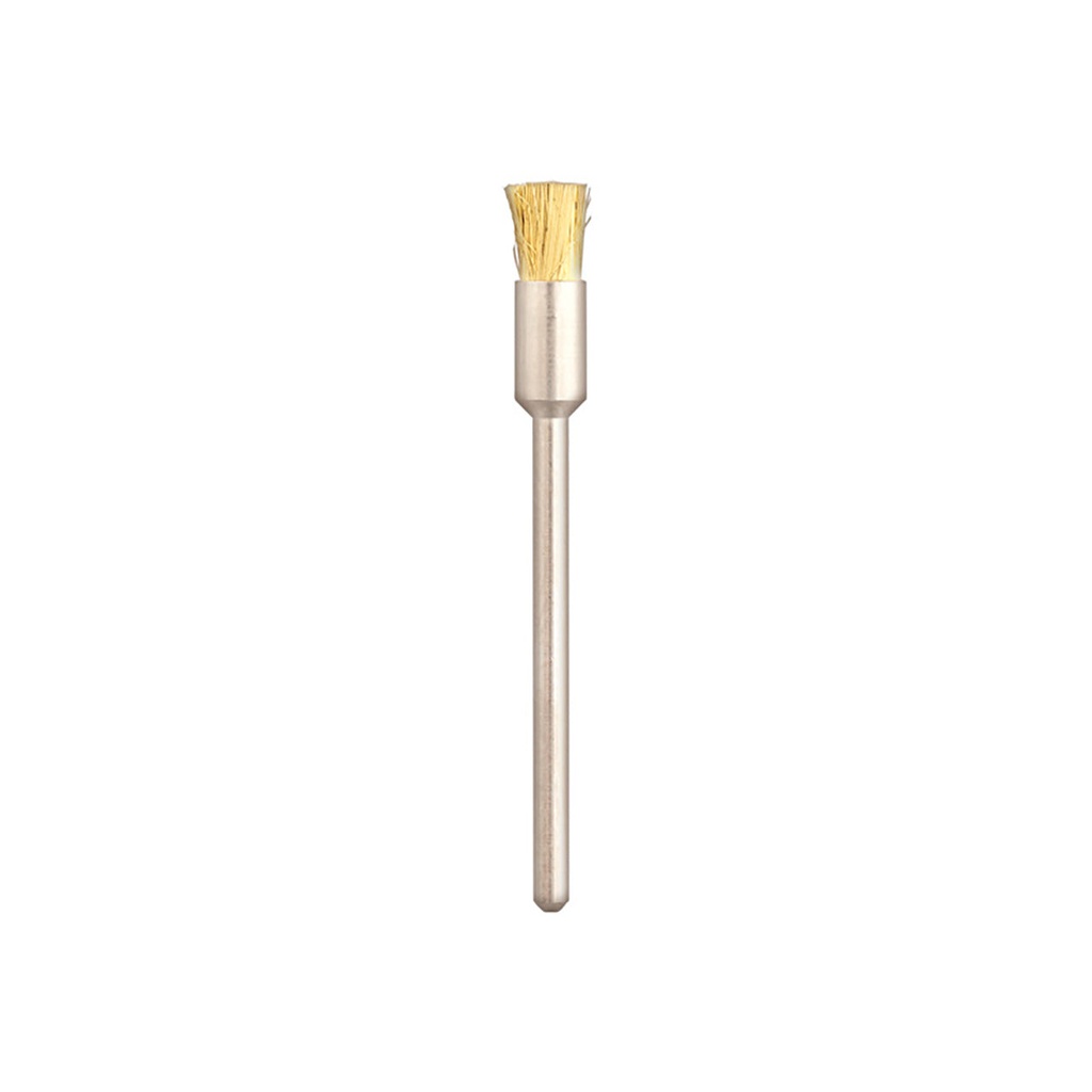SUPRA® "ME" #870 Brass Straight End Brushes, 3/32" Shank (Pkg. of 12)