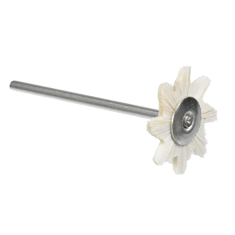 [112-5301] Geza Mini Soft 7/8" Mounted Bristle Brushes (Pkg. of 10)