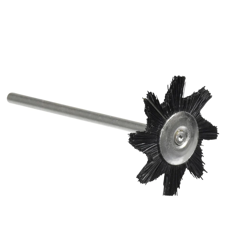 [112-5304] Geza Mini Hard 7/8" Mounted Bristle Brushes (Pkg. of 10)