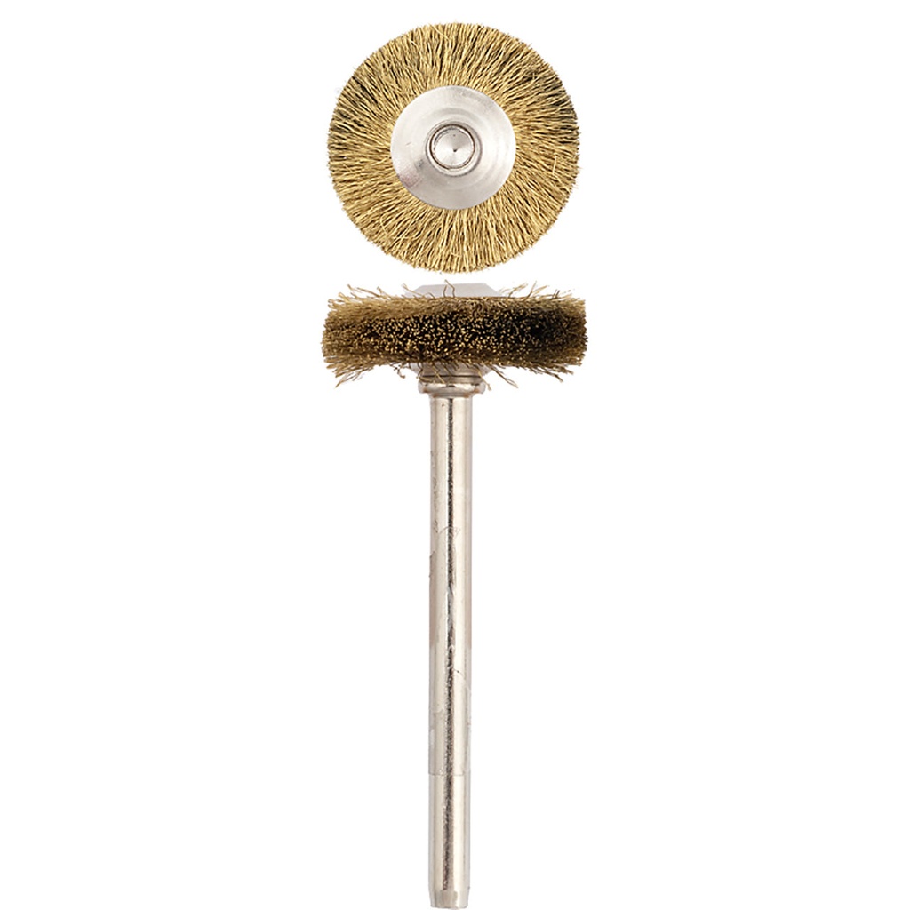 [112-7220] SUPRA® "MM" #722D Brass 0.003" Wheel Brushes (Pkg. of 12)