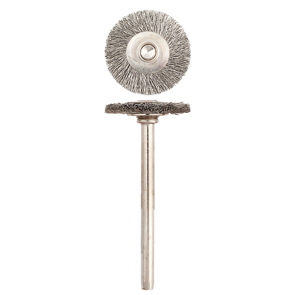 [112-7315] SUPRA® "MM" #731 Stainless 0.005" Wheel Brushes (Pkg. of 12)