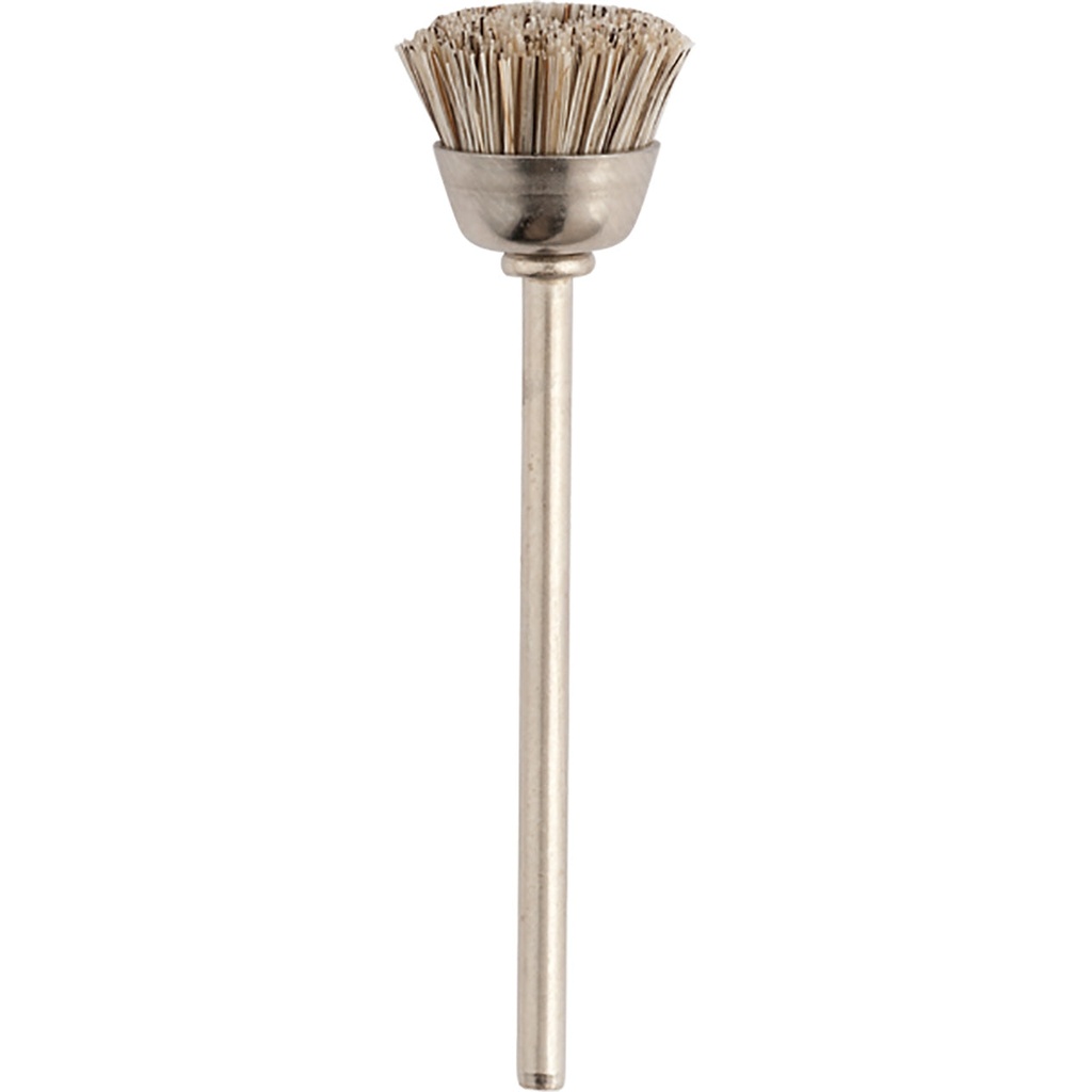 [112-7600] SUPRA® "MM" #760 Hard Bristle Cup Brushes 3/32" Shank (Pkg. of 12)