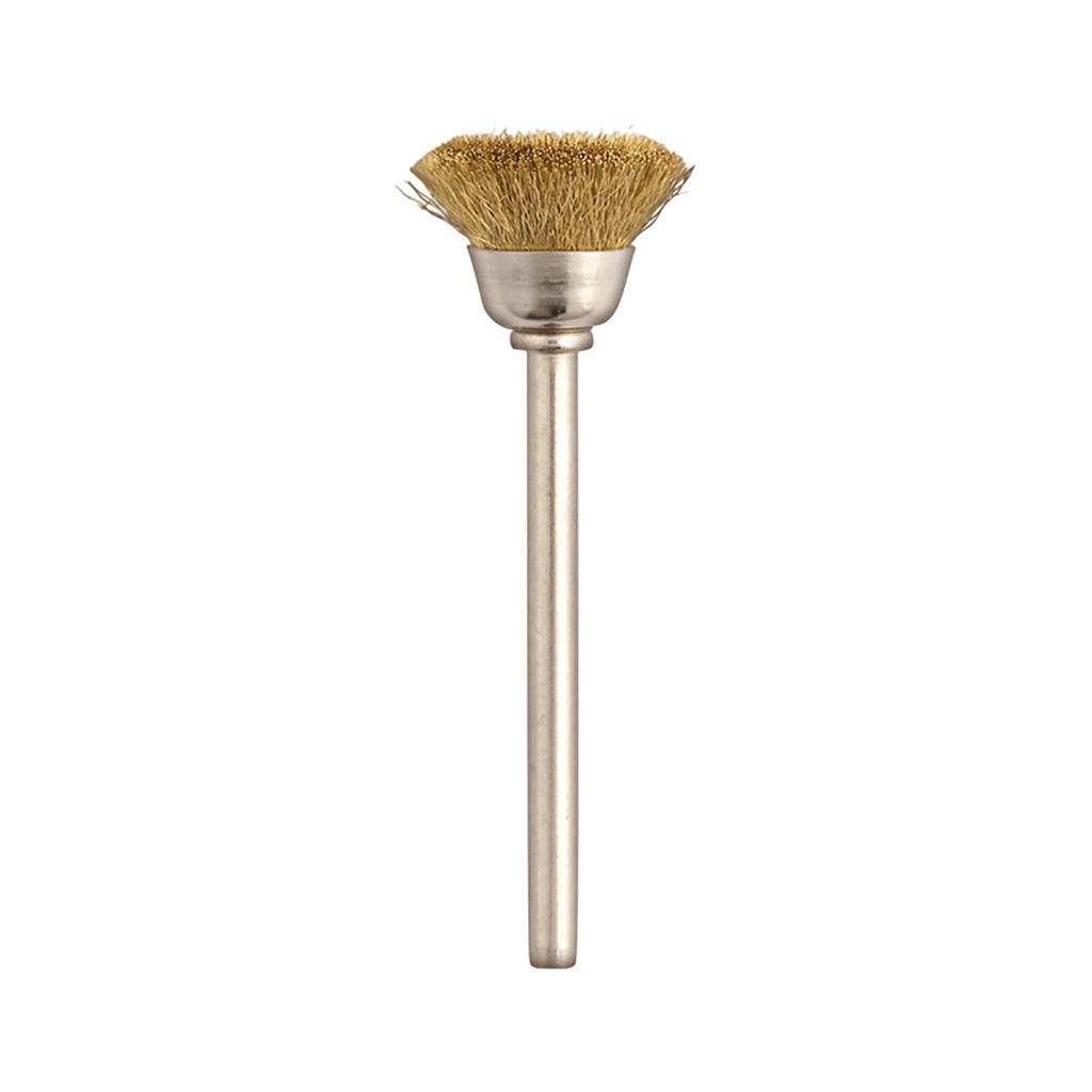 [112-7725] SUPRA® "MM" #772 Brass 0.005" Cup Brushes (Pkg. of 12)
