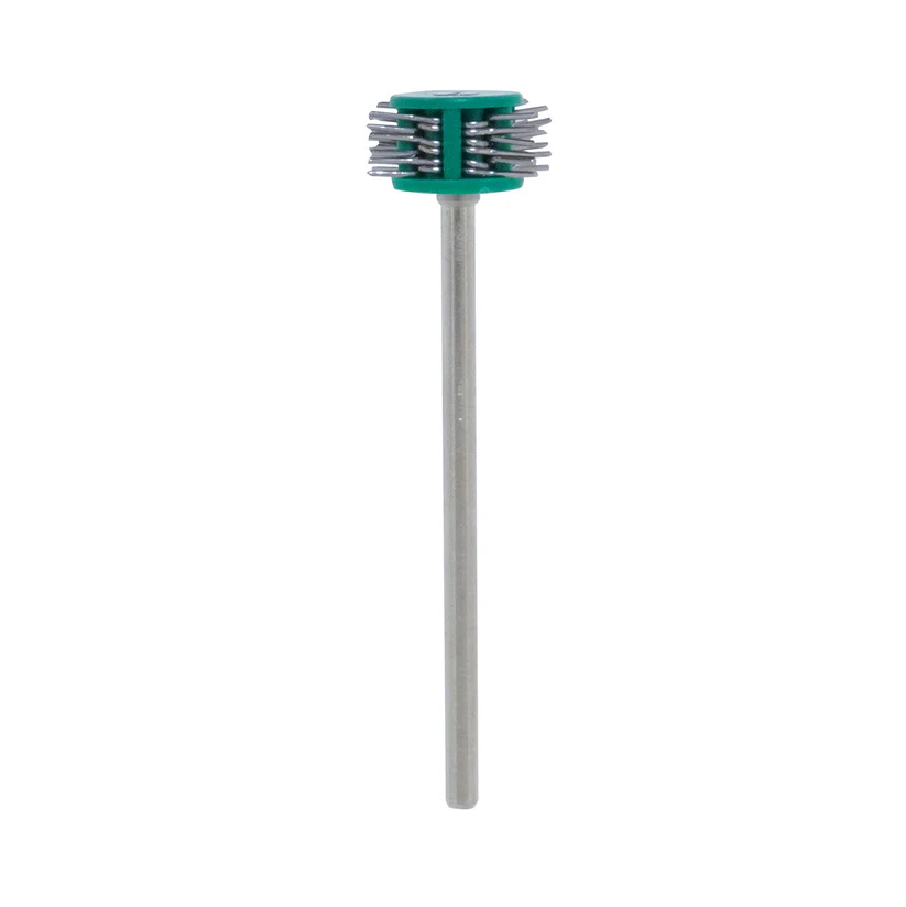 Mounted Texturing Wheel - 13x5mm, Medium (Green)