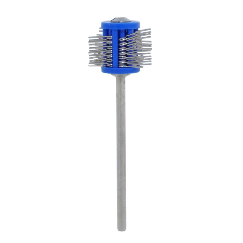 Mounted Texturing Wheel - 16x12mm, Med-Fine (Blue)