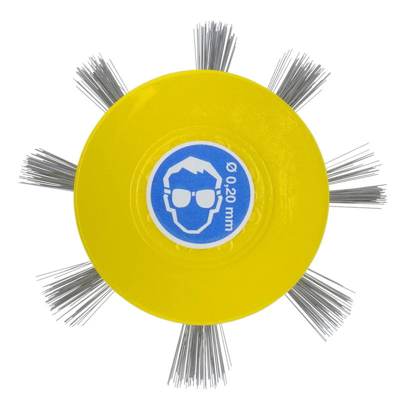Unmounted Texturing Wheels 4" - Extra-Fine (Yellow)