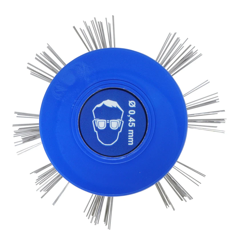 [113-1094] Unmounted Texturing Wheels 4" - Med-Fine (Blue)