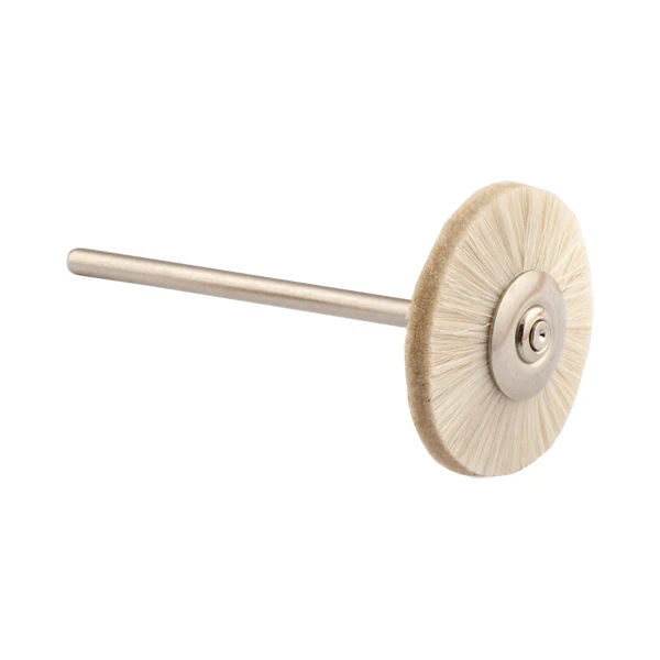 Double Row Mounted Wheel Brush – 3/32" Shank