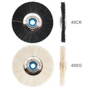 Plastic Hub Wheel Brushes, 1-7/8" - 48CK