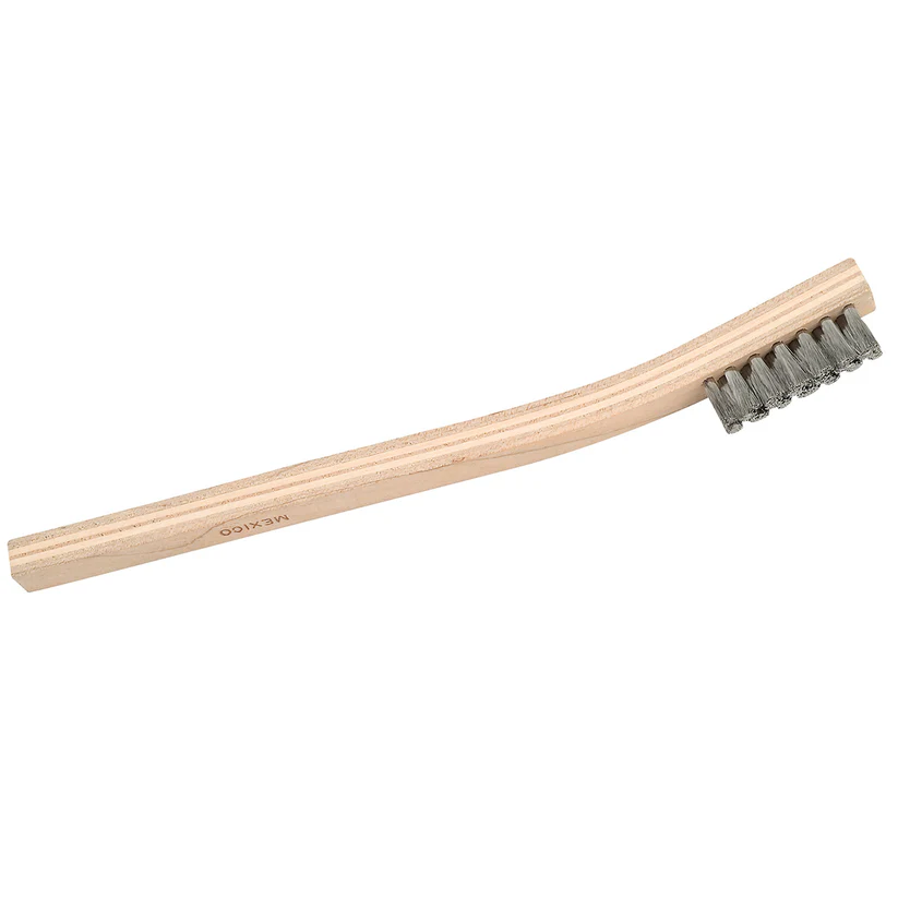 [114-5320] Scratch Brushes, Hand-Laced - Stainless Steel