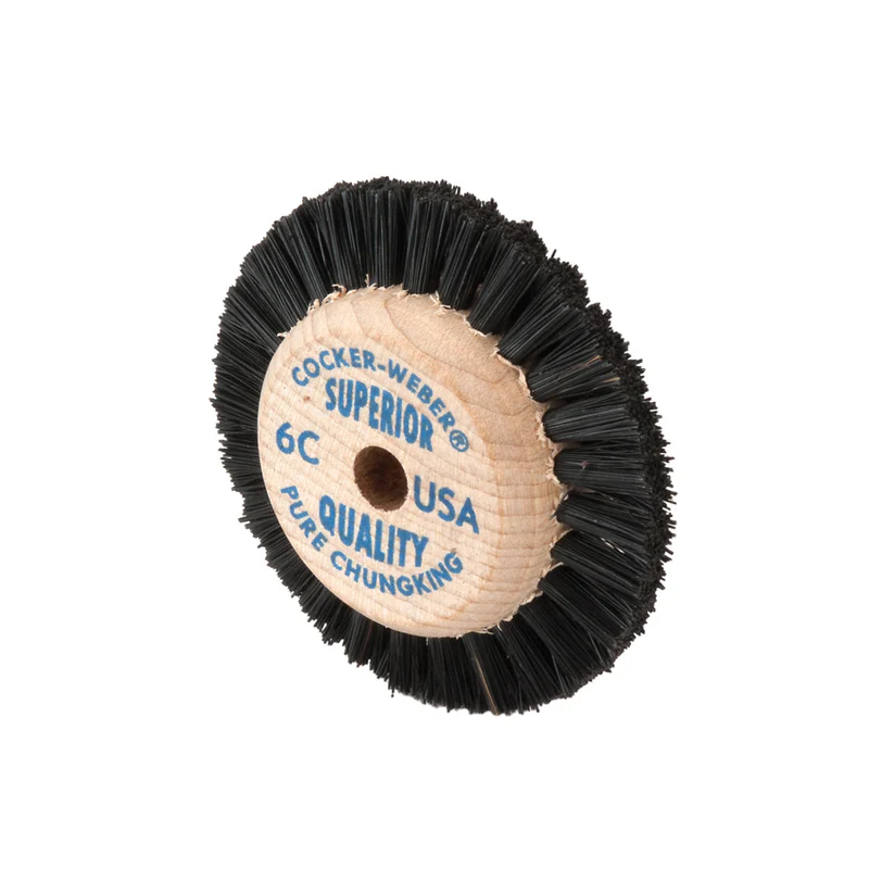 [115-1540] Cocker-Weber #6C SC Superior Wood Hub Wheel Brush - #54SC