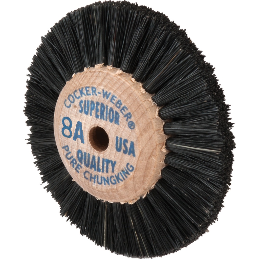 [115-1570] Cocker-Weber #8A Superior Wood Hub Wheel Brush - #57