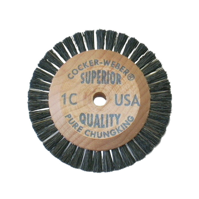 [115-1700] Cocker-Weber #1C SC Superior Wood Hub Wheel Brush - #70SC