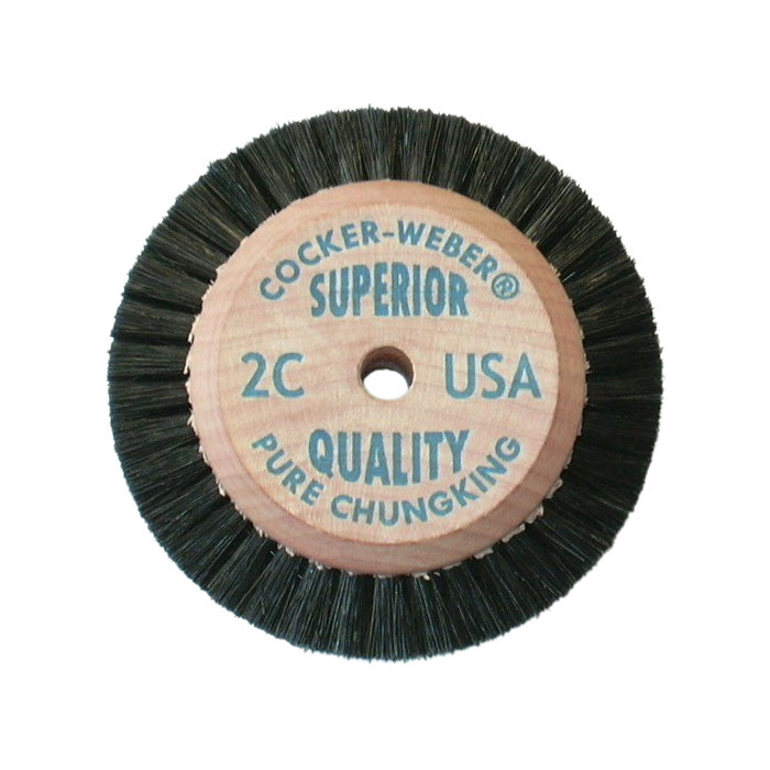 Cocker-Weber #2C SC Superior Wood Hub Wheel Brush - #72SC