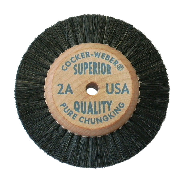 [115-1730] Cocker-Weber #2A Superior Wood Hub Wheel Brush - #73
