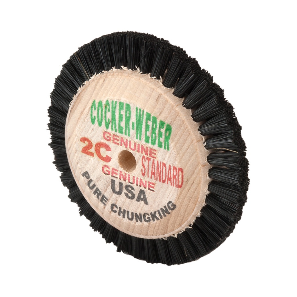 [115-1810] Cocker-Weber Econo 2C SC Wood Hub Wheel Brushes 72ESC  (Pkg. of 12)