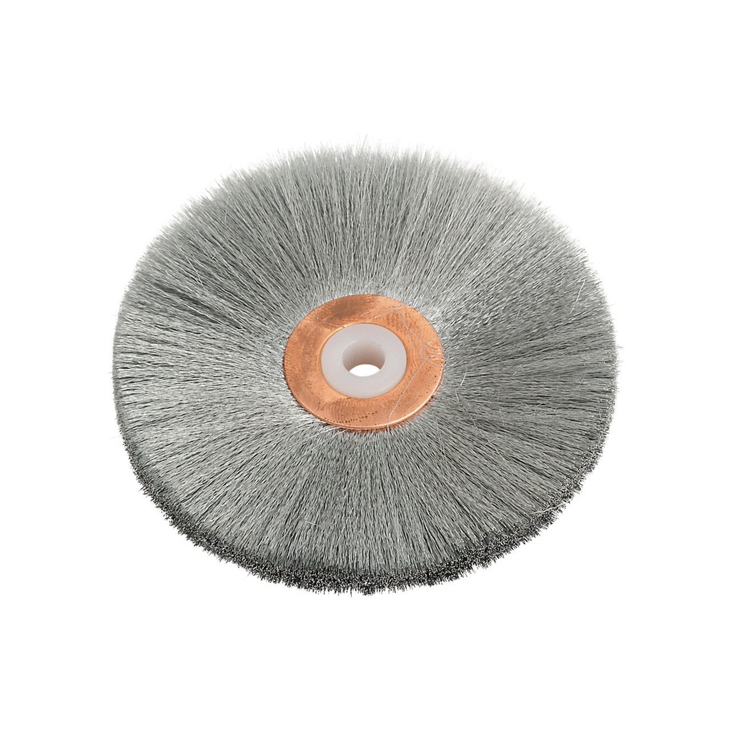 [117-3203] Wire Scratch Wheel Brush - #3203S Steel