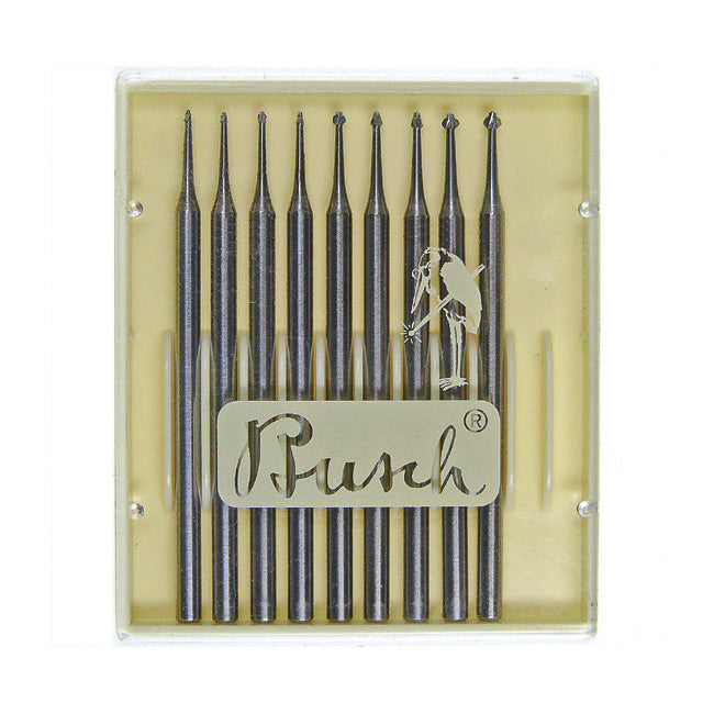 Busch® Burs - PavéCut, Fig. 447 008-016, Set of 9