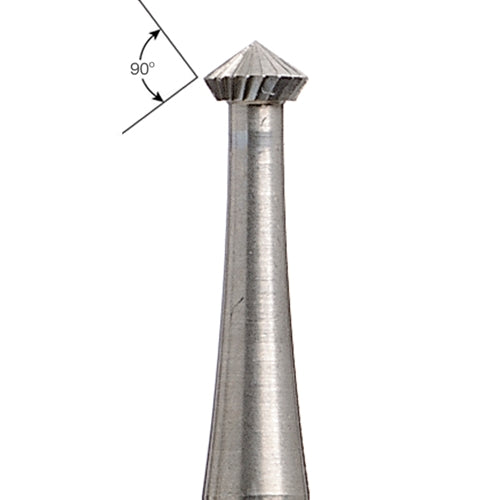 Maillefer Swiss Burs - 90° Hart - 0.80 (Pkg. of 6)