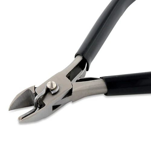 SLIMLINE BOX-JOINT DIAGONAL NIPPERS WITH WIRE TRAP