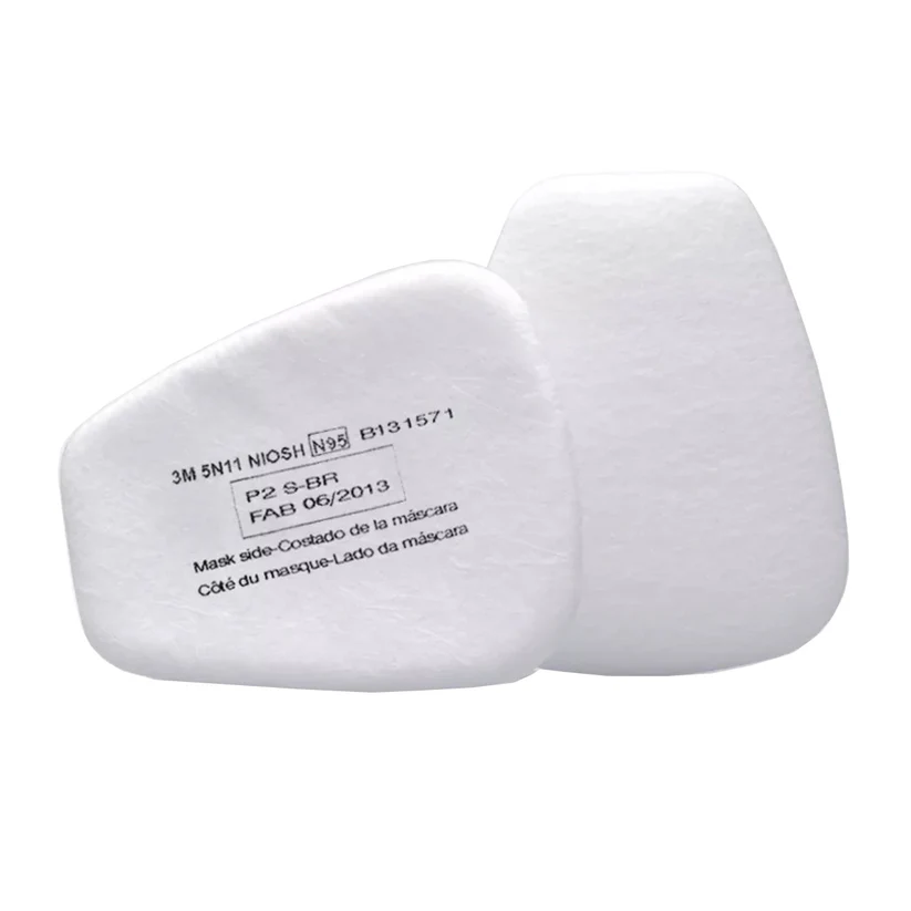 3M HALF-FACEPIECE RESPIRATOR #7502 - REPL. PREFILTERS (2)