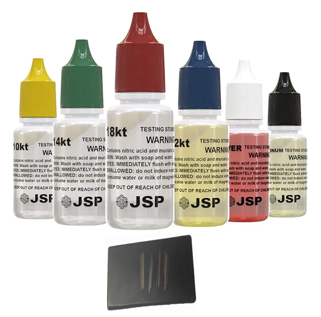 6 Testing Acid & Natural Test Stone Kit