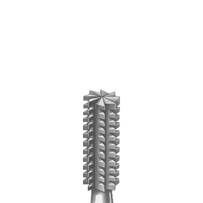 Komet Burs - Cylinder Square Cross Cut, Fig. 36 - 0.70mm (Pkg. of 6)