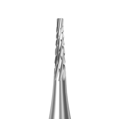 Komet Burs - Tapered Staggered Cut, Fig. 38E - 0.90mm (Pkg. of 6)