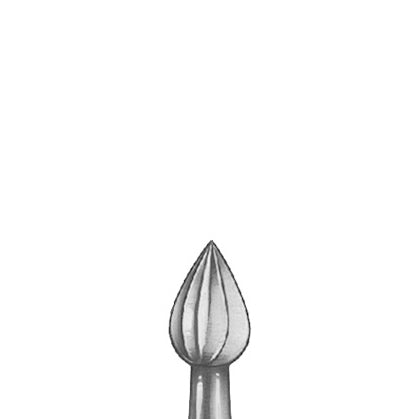 Komet Burs - Bud, Fig. 6 - 1.60mm (Pkg. of 6)