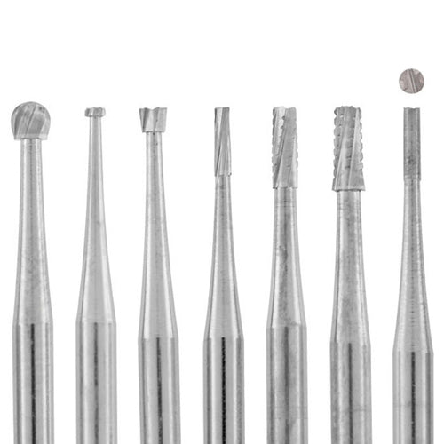 SS White Carbide Burs, 3/32" Shank - W7  (Pkg. of 5)