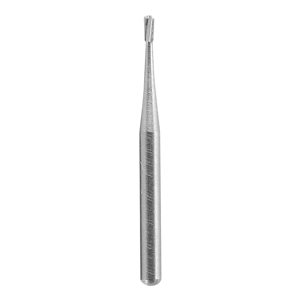 [128-9860] Pear 0.99mm Carbide Friction Grip Bur 1/16" Shank
