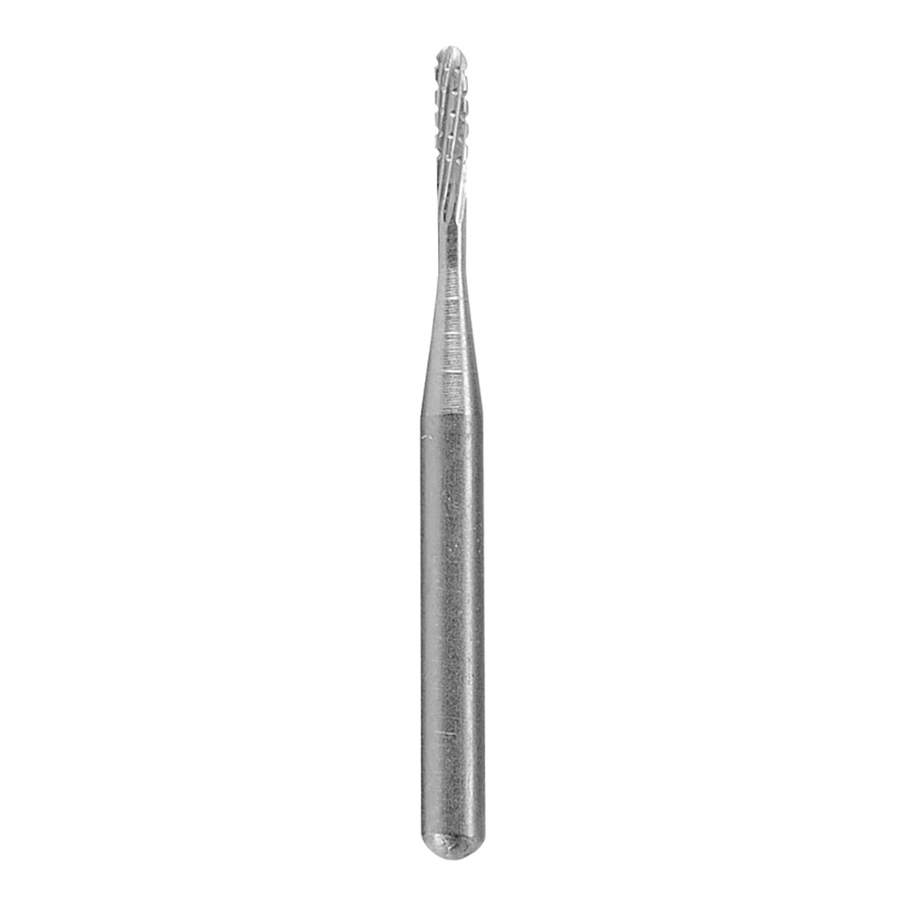 Cylinder Square Dome Cross Cut 0.99mm Carbide Friction Grip Bur 1/16" Shank
