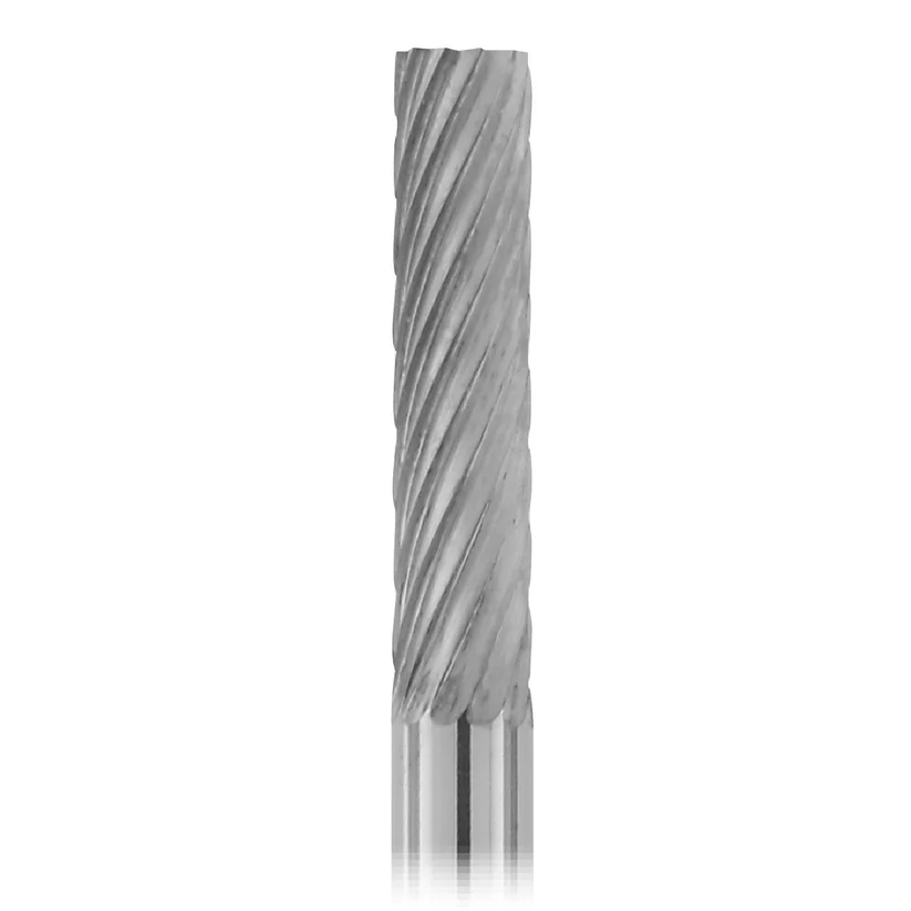[129-1030] 1-1/2" Solid Carbide Burs - 1/8" Shank, 1/8" x 9/16" Plain Cut Blunt End
