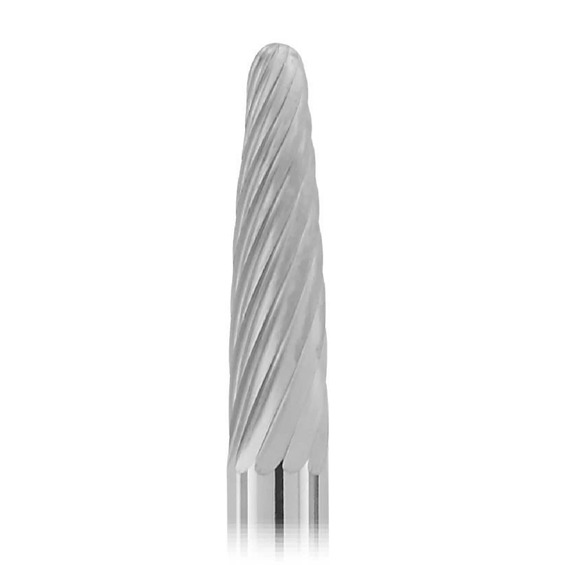 1-1/2" Solid Carbide Burs - 1/8" Shank, 1/8" x 1/2" Plain Cut Bullet