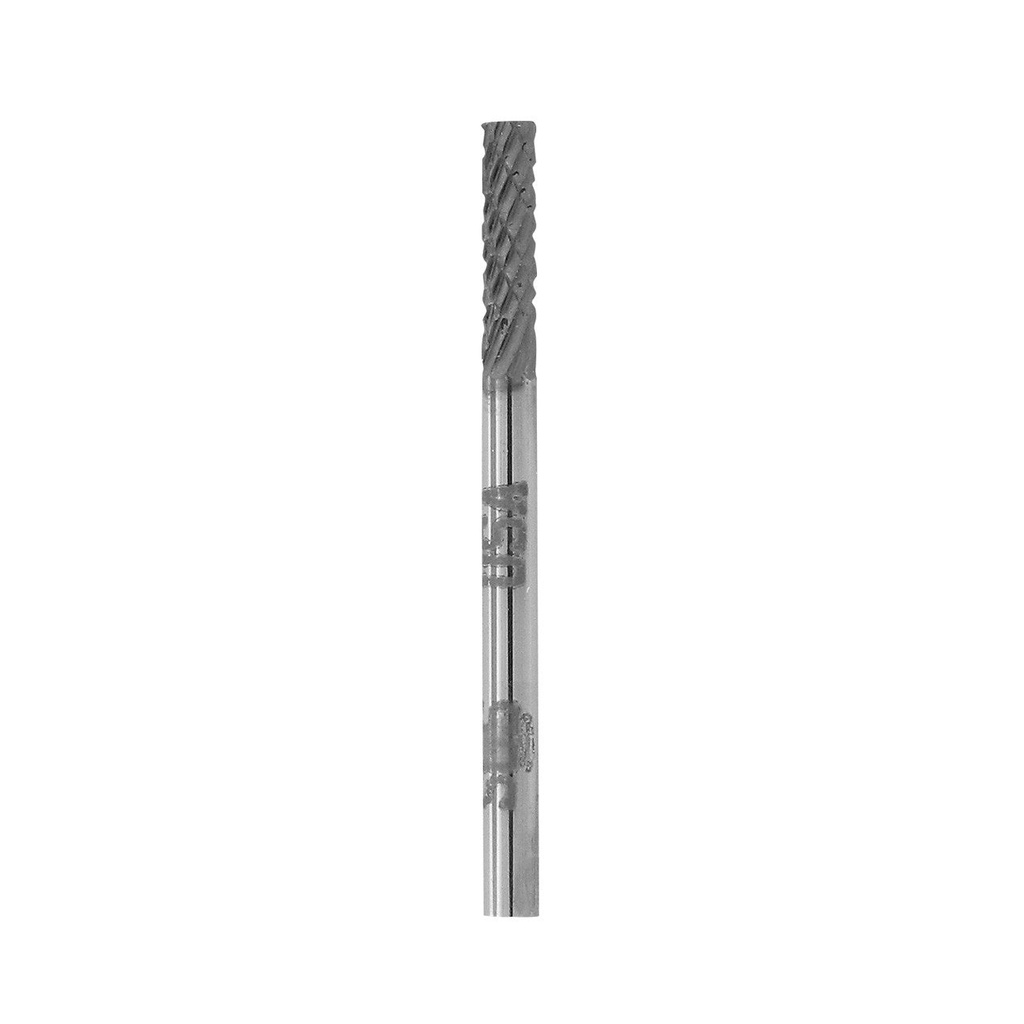1-1/4" Solid Carbide Burs - 3/32" Shank, 3/32" x 3/8" Double Cut, Cylinder