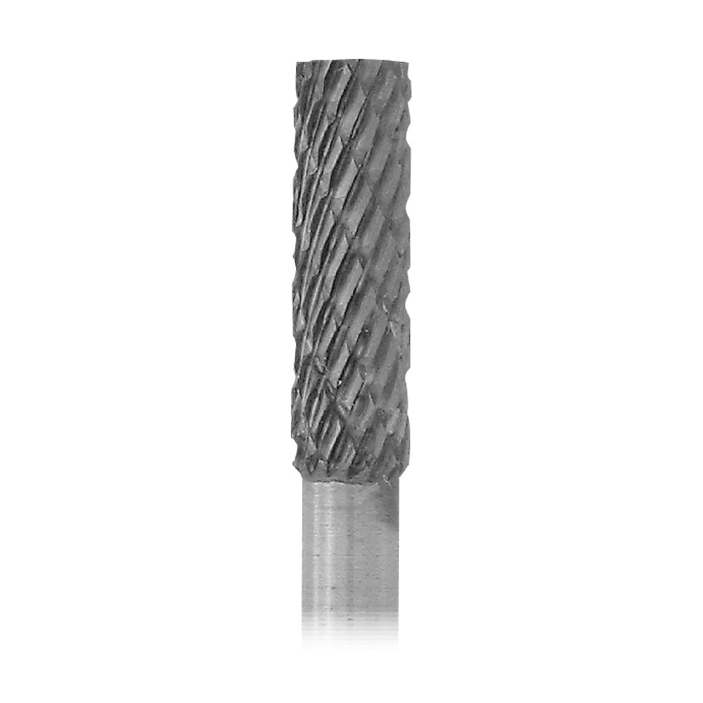 1-1/2" Solid Carbide Burs - 1/8" Shank, 5/32" x 1/2" Flat End Double Cut